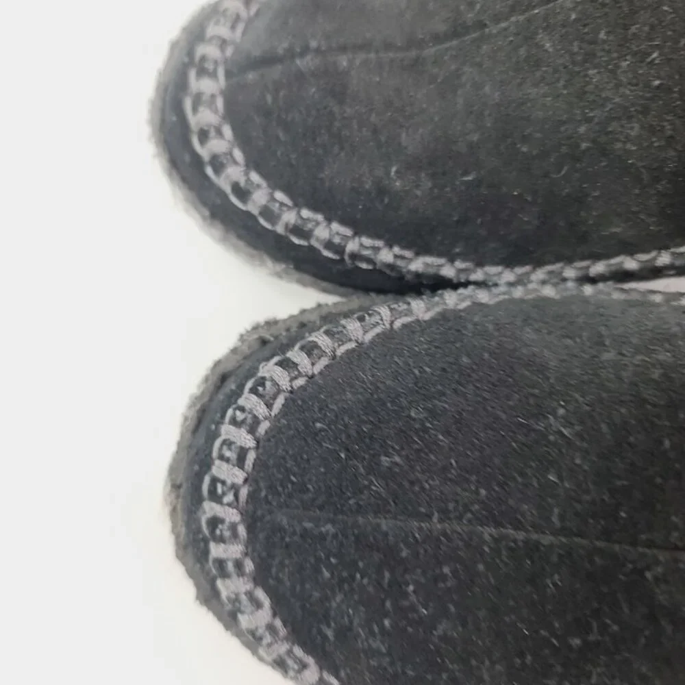 Sorel Girl's Black Falcon Ridge NY1801-010 Fur Winter Slipper Size US‎ 1